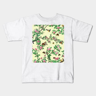 Chinoiserie Yellow Kids T-Shirt